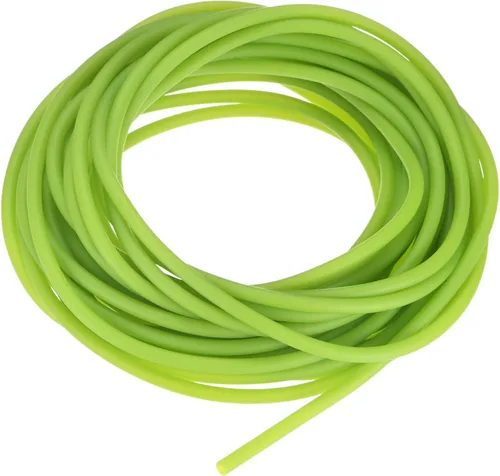 Miniatura 37 de M METERXITY Tubo de goma de látex natural, 5/64 pulgadas [0.067 in] ID x 11/64 pulgadas [0.177 in] OD Tubo de manguera de látex de 10 pies de Verde