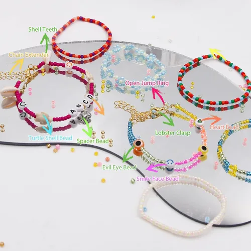 Miniatura 5 de EuTengHao 13200 cuentas de semillas de vidrio, cuentas pequeñas para manualidades, pulseras, collares, manualidades, suministros de fabricación