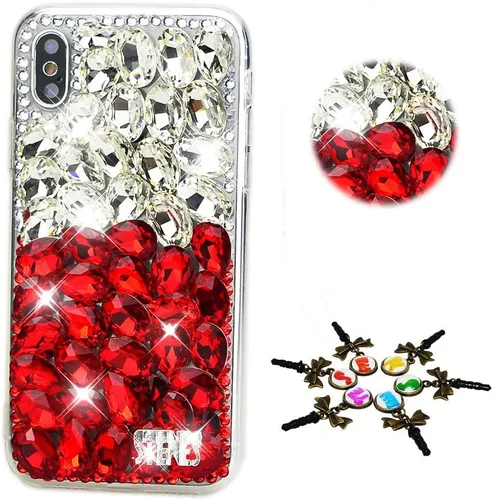 Miniatura 21 de Sparkle Case compatible con Samsung Galaxy Z Flip 2 5G - Elegante - Funda 3D hecha a mano con diamantes de imitación de diamantes de imitación
