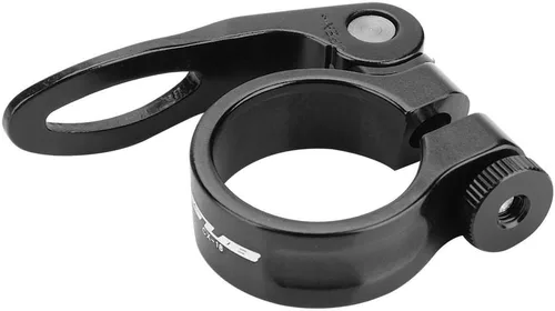 Miniatura 9 de Abrazadera de poste, Clip de tubo de abrazadera de liberación rápida de aleación de aluminio para bicicleta de asiento de 27.2/1.126 in (negro)