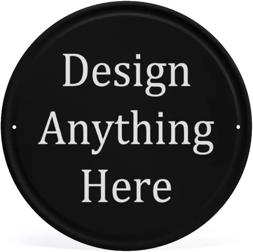 Miniatura 12 de PPFINE Letreros de metal personalizados, imagen de texto personalizada con tu nombre, decoración de pared para el hogar, bar, letreros de calle