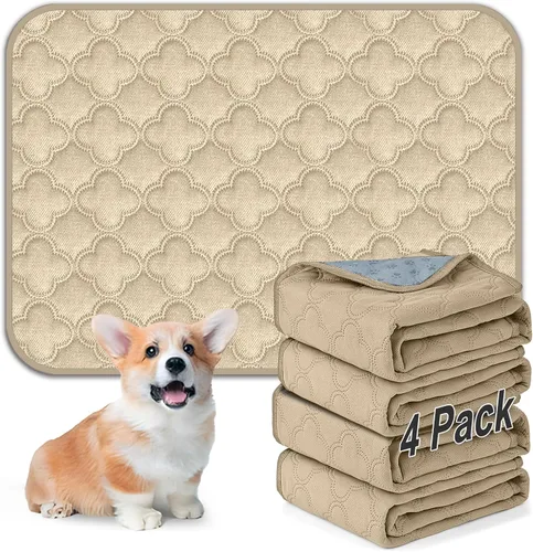 Miniatura 37 de FunFurry Forro lavable para jaula de conejillo de indias, paquete de 4 almohadillas reutilizables y lavables, ropa de cama impermeable