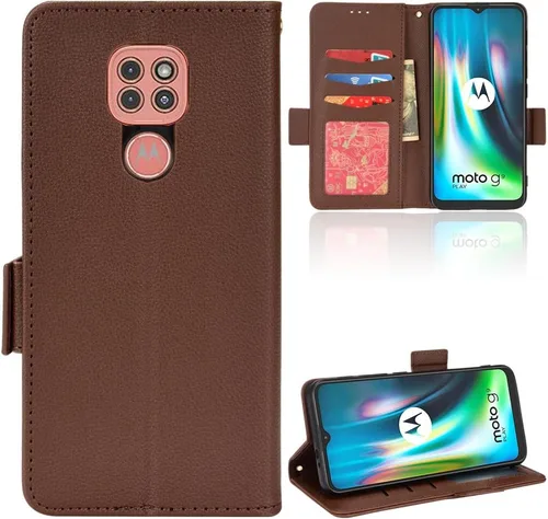 Miniatura 238 de Funda de piel sintética compatible con Motorola Moto E22 4G, funda de piel sintética compatible con Motorola Moto E22i 4G, color negro