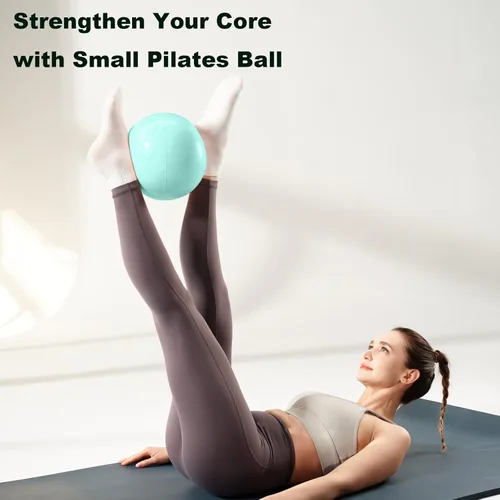 Miniatura 6 de Pelota de ejercicio para entrenamientos, antiestallido y resistente al deslizamiento, pelota de yoga para gimnasio, fitness y terapia física