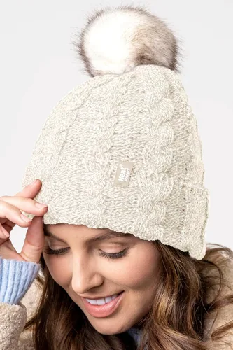 Miniatura 4 de Heat Holders - Gorro térmico de punto grueso para mujer con pompón