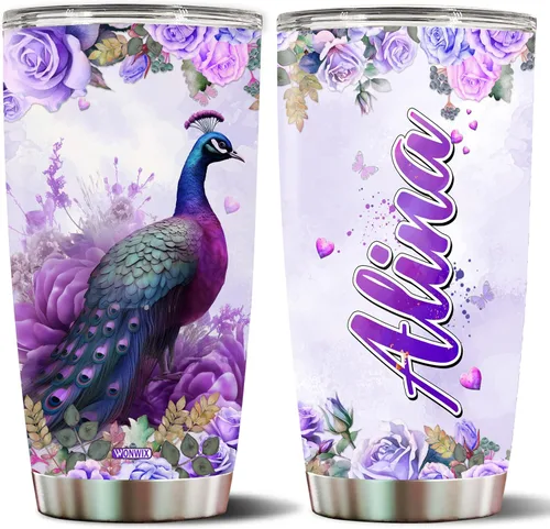Miniatura 9 de Vaso de abeja personalizado con nombre personalizado de abejas reinas, regalos para mujeres, tazas de agua, botella de agua de 20 onzas, regalo