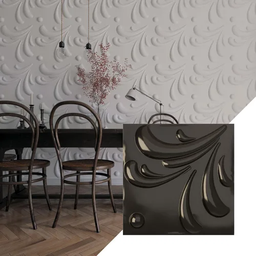 Miniatura 38 de Ekena Millwork WP20X20ACWH 19 5/8 pulgadas de ancho x 19 5/8 pulgadas de alto Acacia EnduraWall Decorativo 3D Panel de Pared Cubre 2.67 pies