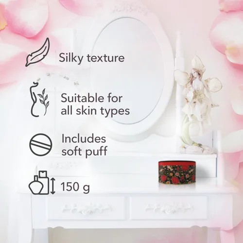 Miniatura 9 de Maja Talco Perfumado, Talco Maja con la esencia clásica oriental de los productos Maja para mantener tu piel fresca y seca, Talco para lucir unas