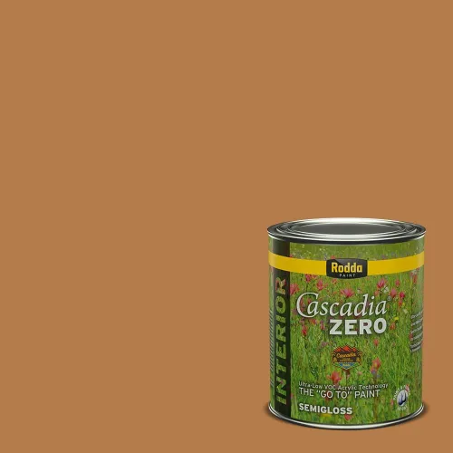 Miniatura 186 de Rodda Paint CASCADIA ZERO - Pintura plana e imprimación para interiores en uno, cuarto de galón, crema de ballet