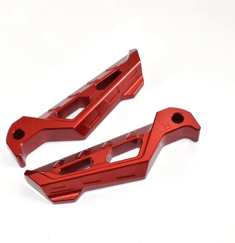 Miniatura 10 de ESPEEDMTC para YAMAHA Fazer FZ-1 FZ-6 FZ-6R FZ-8 FZ-8S FZ-25 Pasapiés trasero Pasapiés Pasador Pasador Ampliador Pedal CNC Reposapiés de aluminio