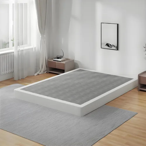 Miniatura 10 de Snaye - Base de somier de 7 pulgadas para cama individual, base de colchón de metal para somier de 1500 libras, montaje sin herramientas, sin ruidos