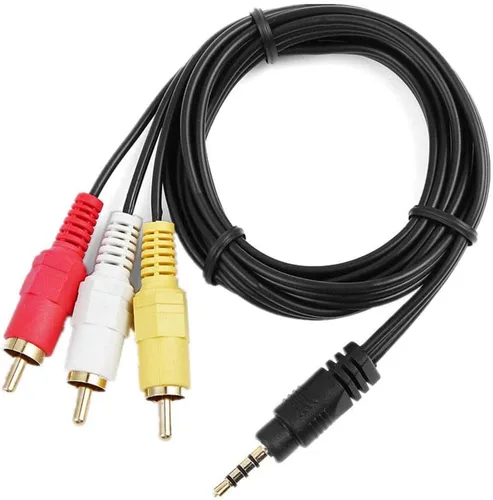 Miniatura 4 de MaxLLTo Cable de 0.138 in a 3 RCA AV A/V TV Cable para Videocámara JVC Videocámara