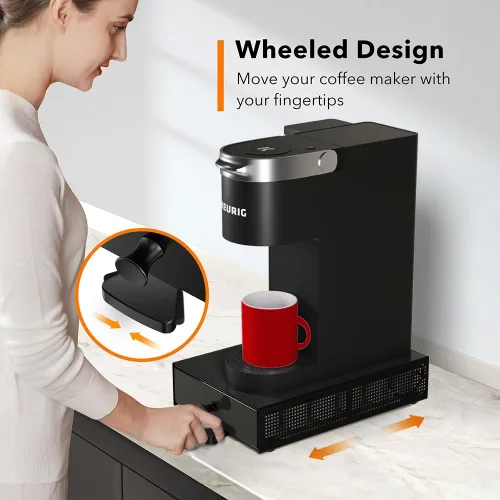 Miniatura 6 de SICHEER Organizador de Almacenamiento de Cápsulas K Cup Cajón Portacápsulas K Cup Bandeja Deslizante Extraíble Organizador de Cápsulas de Café
