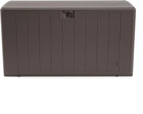 Miniatura 7 de Plastic Development Group Caja de almacenamiento al aire libre, cierre estándar, 73 galones, gris