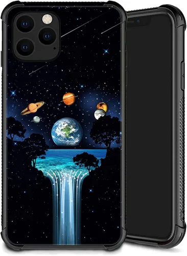 Miniatura 14 de Funda compatible con iPhone Xs, diseño de plexiglás X para niños y hombres, diseño de lobo malo, a prueba de golpes, antiarañazos, para iPhone X/Xs