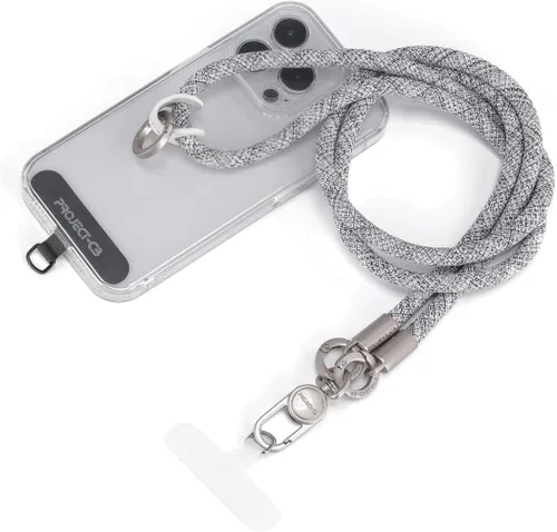 Miniatura 17 de 1 cordón para teléfono, 2 lengüetas para teléfono, cordones para teléfono celular alrededor del cuello, cordón de cuerda, correa universal ajustable