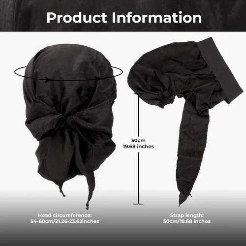 Miniatura 6 de FADACHY Gorros de cáncer para mujeres, turbantes de quimioterapia, bufanda para la cabeza para pacientes con pérdida de cabello, quimioterapia