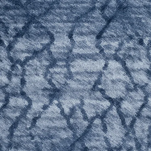 Miniatura 9 de SAFAVIEH Retro Collection - Alfombra decorativa de 3 x 5 pies, azul y azul oscuro, diseño abstracto moderno, no desprende pelusa y de fácil cuidado