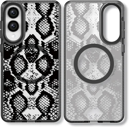 Miniatura 18 de Rosarnnah Funda compatible con Samsung Galaxy S24 Ultra, bonita estética, a la moda, divertida funda con estampado de gatito y gato, duradera a