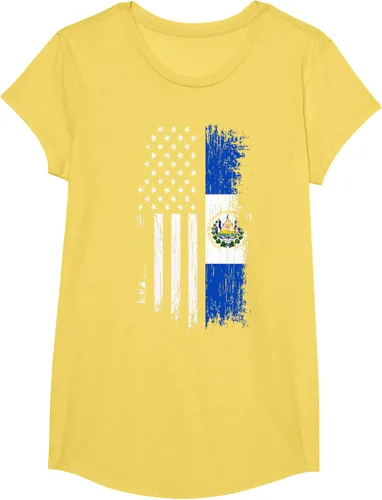 Miniatura 60 de Camiseta de la bandera de Estados Unidos salvadoreño - Camiseta de El Salvador USA