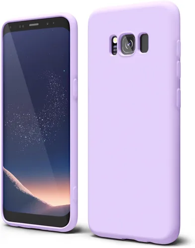 Miniatura 141 de oakxco Funda para teléfono Samsung Galaxy S21 Ultra con agarre de silicona líquida, bonita funda delgada y delgada de goma suave de TPU lisa