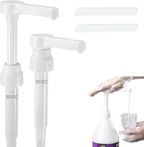 Miniatura 7 de LET'S Resin Dispensador de bomba de galón, dispensador de bomba de resina a prueba de fugas de 10 cc, sin BPA, accesorios de resina 38/401