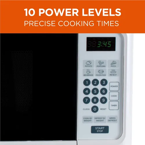 Miniatura 4 de Commercial Chef Microondas para encimera, 1.1 pies cúbicos, blanco y negro+Decker CM1160B Cafetera programable de 12 tazas, negro/acero inoxidable