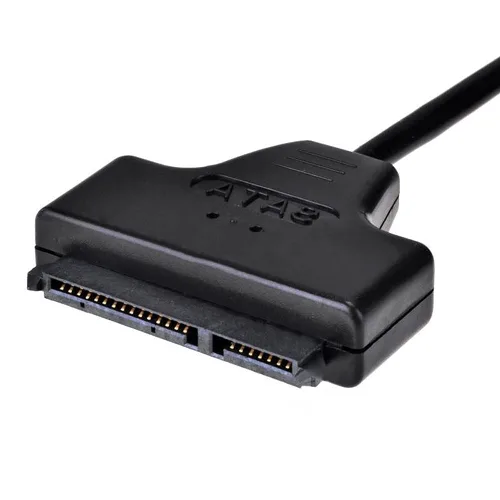 Miniatura 9 de KUJOBUY Adaptador de cable SATA a USB 2.0 para disco duro HDD de 2.5 "Conector de disco duro SSD de 22 pines 7+15 Cable SATA 1 2 3 Convertidor