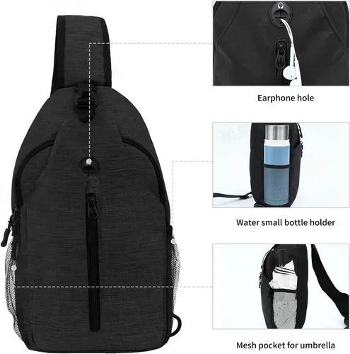 Miniatura 3 de Monoki Mochilas de viaje, Negro oscuro, Negro