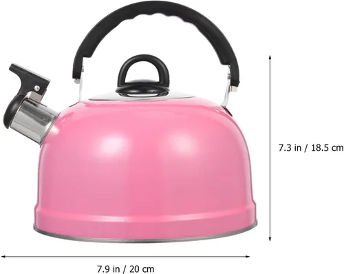 Miniatura 6 de Alipis Hervidor de gas con boquilla de gran diámetro, práctica olla de agua caliente para cocina y uso doméstico, 7.28 pulgadas