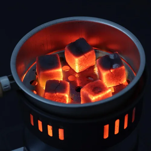 Miniatura 4 de Quemador de carbón eléctrico multiusos, quemador de carbón de 500 W, placa caliente, estufa eléctrica de coco para carbón shisha hookah, duradero