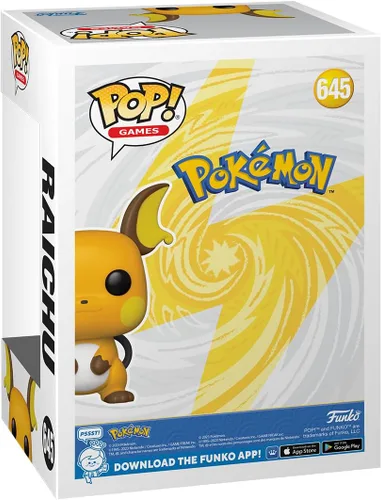 Miniatura 3 de Funko - Figura Pokémon - Raichu Pop 3.9 in - 0889698742306
