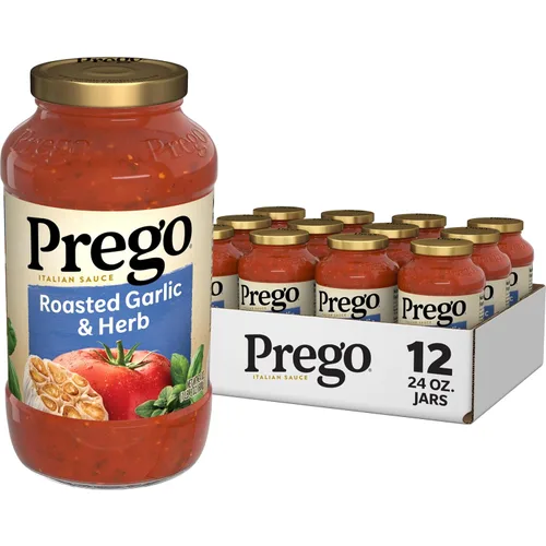 Miniatura 49 de Prego Tomate grueso con salsa de pasta de ajo y cebolla, tarro de 24 onzas