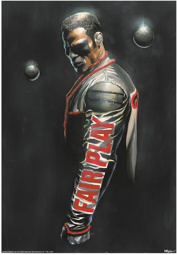 Miniatura 11 de MIGHTYPRINT DC Comics - Liga de la Justicia - Volumen #2 - Cosmos - Arte de portada variante de cómic - Arte de pared duradero de 17 x 24 pulgadas