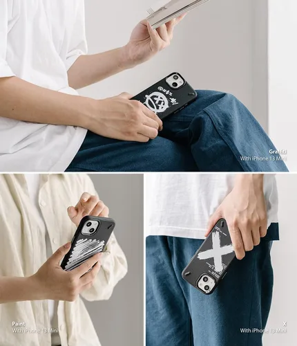 Miniatura 5 de Ringke Onyx - Funda compatible con iPhone 13 Mini, funda de silicona flexible extremadamente resistente a los golpes, resistente a los golpes