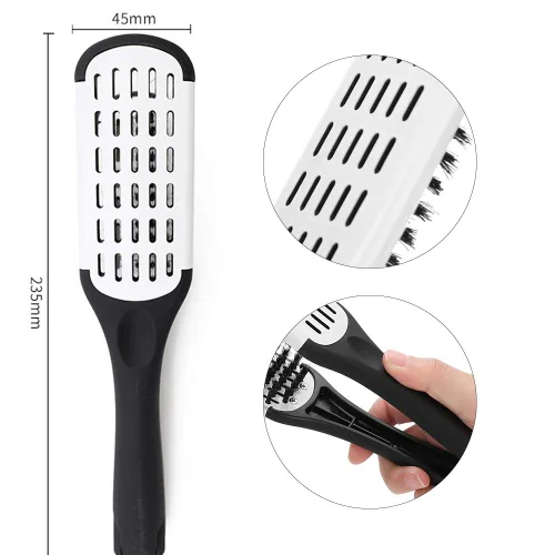 Miniatura 8 de cepillo para planchar pelo planchar. usura uni4e 25 × 5 × 4 profesional en forma de V abrazadera de peinado peine alisado peine herramienta