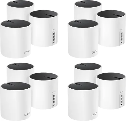 Miniatura 12 de TP-Link Deco WiFi exterior (X50-Outdoor) - AX3000 WiFi de doble banda 6, puertos Gigabit duales, resistente a la intemperie, funciona con malla