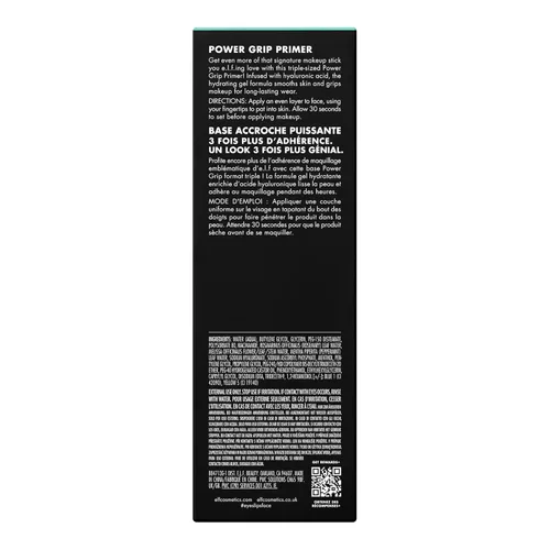 Miniatura 2 de e.l.f. Power Grip Primer Jumbo, prebase en gel hidratante para el rostro para suavizar la piel y fijar el maquillaje, hidrata y prepara, 2.5 oz