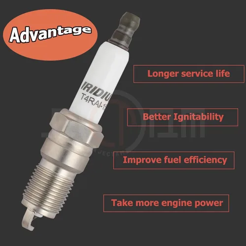 Miniatura 6 de Bujías de repuesto automotrices 41-101, 6 bujías de iridio ITR4A15 compatibles con Aztek 2002-2005, Bonneville 1996-2003, Grand Am 2002-2005, Grand