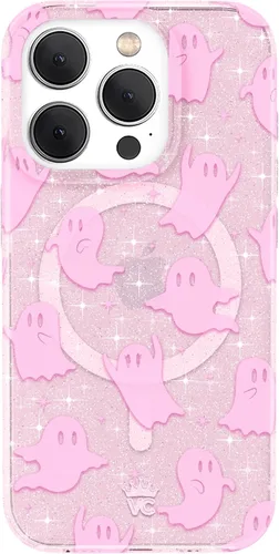 Miniatura 32 de VELVET CAVIAR Funda para iPhone 15 Pro, compatible con MagSafe, probada en caídas de 10 pies, con purpurina Galaxy Purpurina (Galaxy glitter)