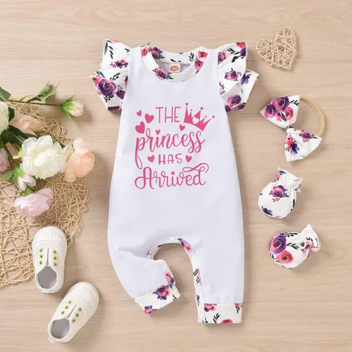 Miniatura 5 de Aalizzwell Ropa de verano con diadema para bebé niña