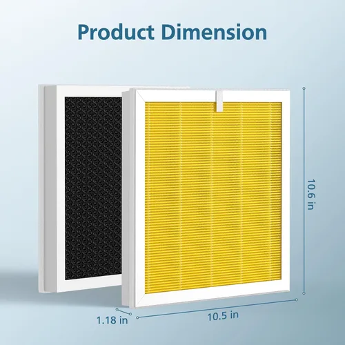 Miniatura 2 de Filtro G3 para el Cuidado de Mascotas Compatible con Purificador de Aire AMEIFU G3 (Sferf-30) y Purificador de Aire VEWIOR A3, Filtro HEPA