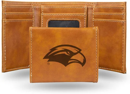 Miniatura 152 de NCAA Rico Industries - Billetera triple grabada con láser, con grabado láser, accesorio para hombre