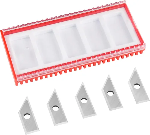 Insertos de carburo de 60 grados para BINSTAK-B2301-1/4 Shank 60-Deg V Groove Router Bit - 5 PCS