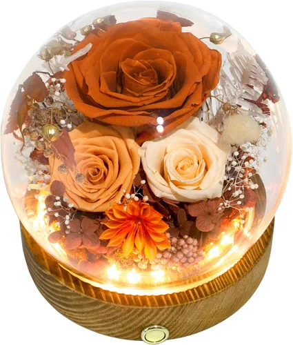 Miniatura 14 de Valley of Rain & Forest Flores reales de larga duración, regalo floral único para que envíes amor para todas las ocasiones, para decoración de Rosa