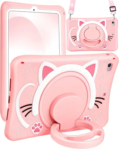 Miniatura 27 de Wazzasoft para iPad A16 Funda/Funda de 10ª Generación - Funda de Tablet de Silicona Suave para iPad 11 11 Pulgadas/10 10.9 Pulgadas Funda para Rosa