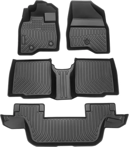 Miniatura 11 de Alfombrillas de Piso para Elantra N 2021-2023 (No Compatible con Híbrido 21-23) Protección para Todo Clima Goma TPE Personalizada para Piso Sin Olor