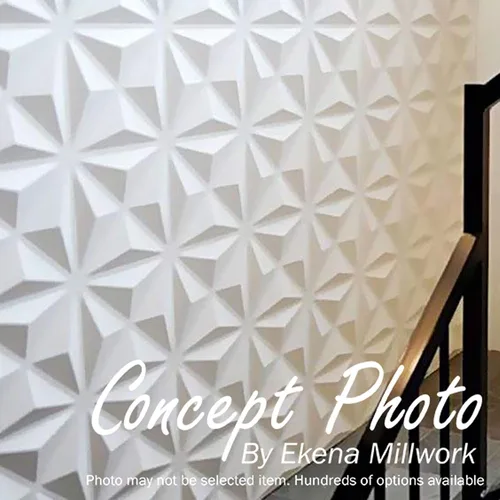 Miniatura 16 de Ekena Millwork WP20X20SPWH 19 5/8 pulgadas de ancho x 19 5/8 pulgadas de alto en espiral EnduraWall decorativo 3D Panel de pared cubre 2.67 pies