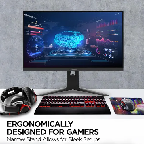 Miniatura 3 de ViewSonic XG2536 Monitor para juegos de 25 pulgadas 1080p, IPS con 280Hz y 0.5 ms para rendimiento de juegos élite, FreeSync Premium y compatible