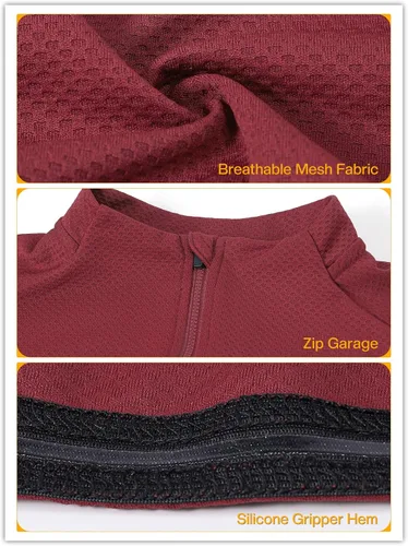 Miniatura 3 de BERGRISAR Camiseta de ciclismo de manga larga para hombre, camiseta de ciclismo de carretera para primavera, otoño, ciclismo, montaña, MTB
